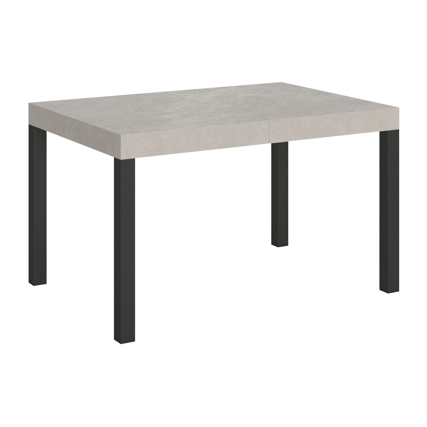 Tavolo allungabile 90x140/400 cm Everyday cashmere gambe antracite