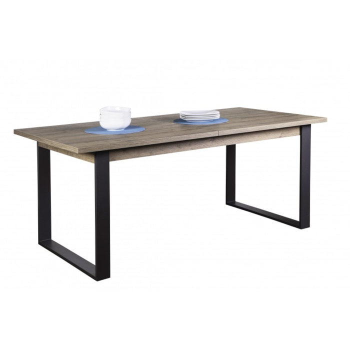 Table extensible en bois & métal 180/240 - FABRIC