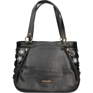 Borsa a spalla  da donna In Vera pelle Made in Italy 36x28x10 cm