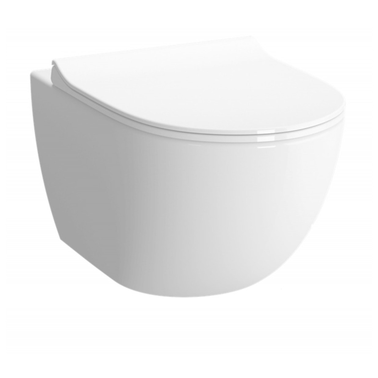 SENTO Cuvette compacte seule avec bride, 49,5cm