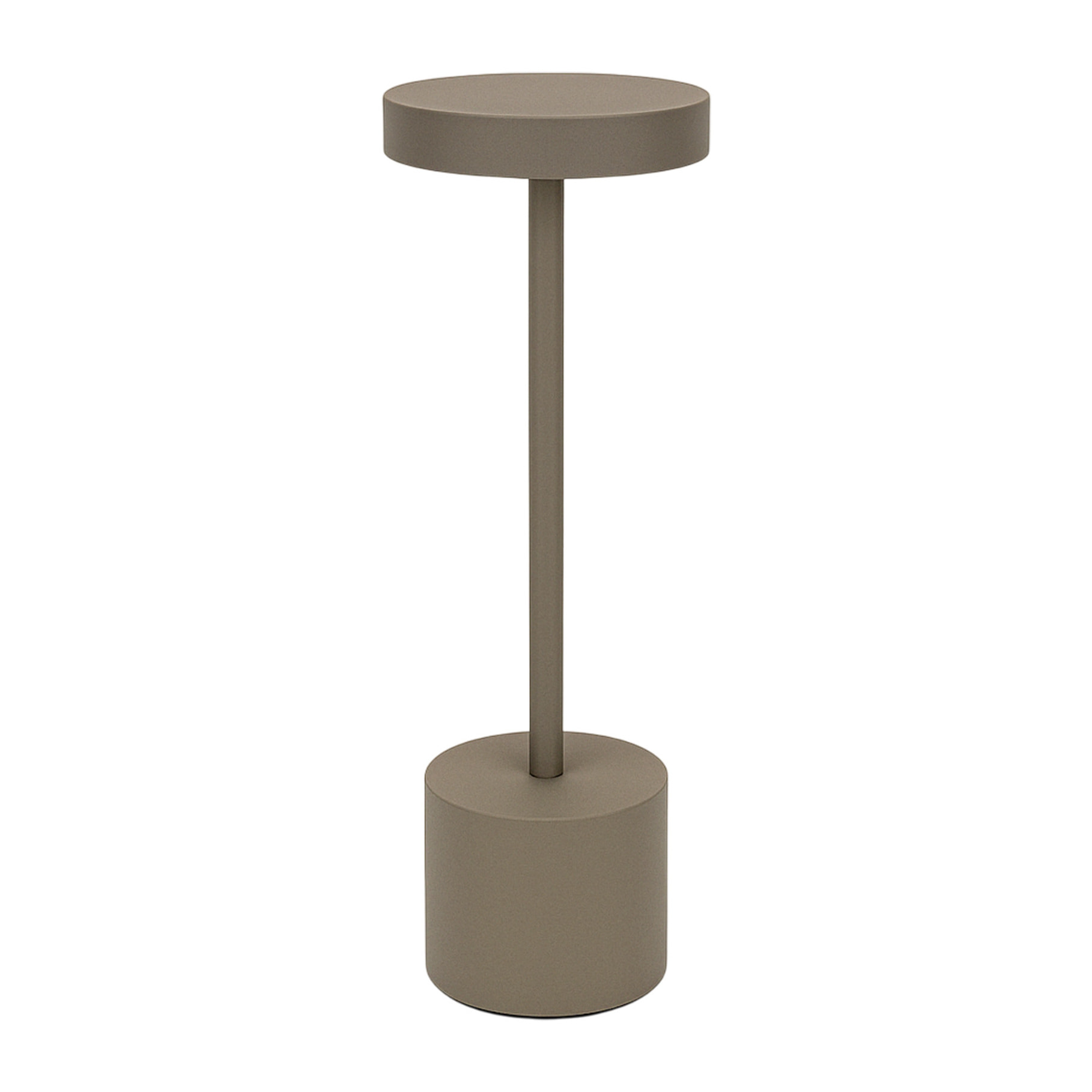 Well Home Lámpara de Mesa color Taupe con 24 luces LED blanco cálido con 3 modos de iluminación Ø8x34,2cm