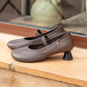 Zapatos con tacón N694 SOFT NAPPA BLACK/ ALMA color Black