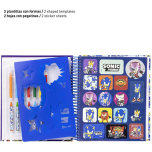 Album Actividades Coloreable Sonic Prime