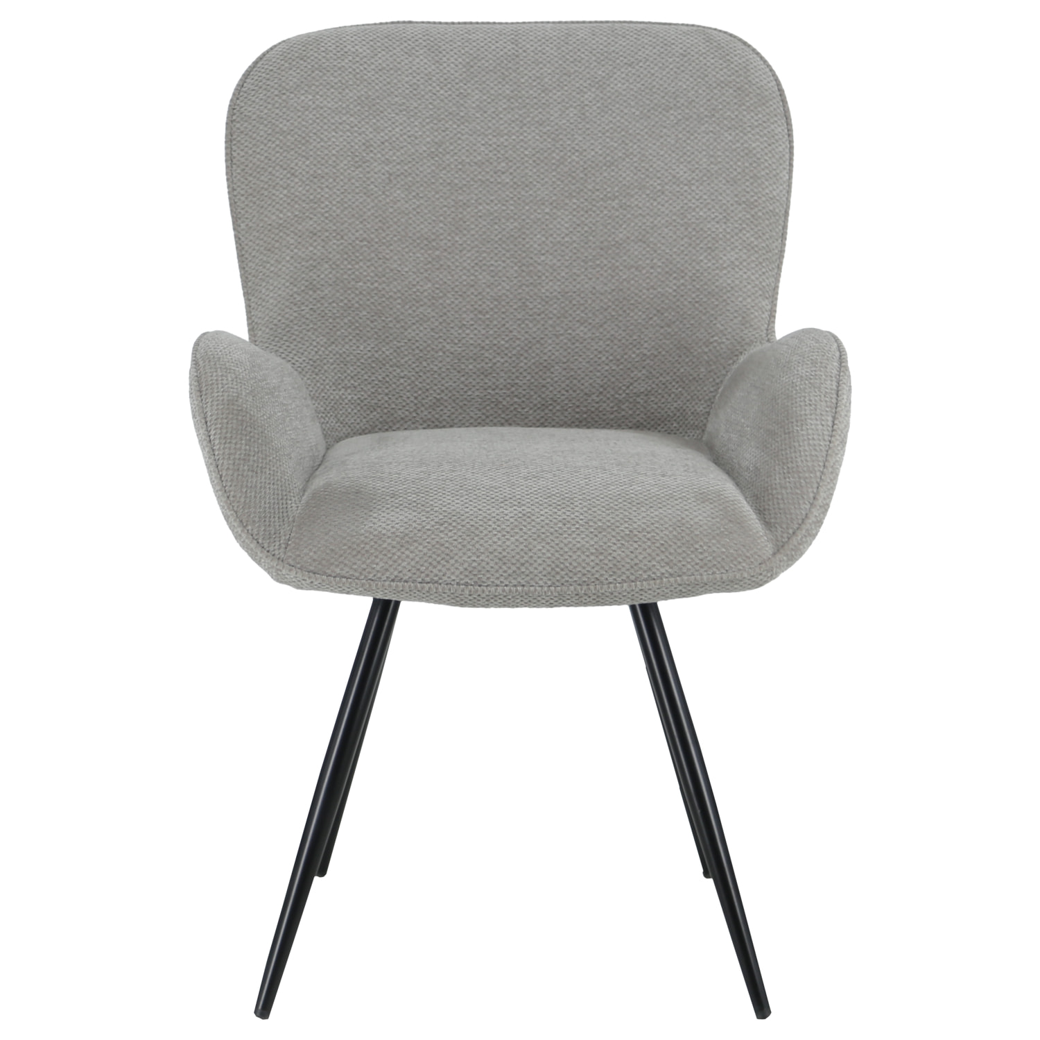 Chaise en chenille grise EVA