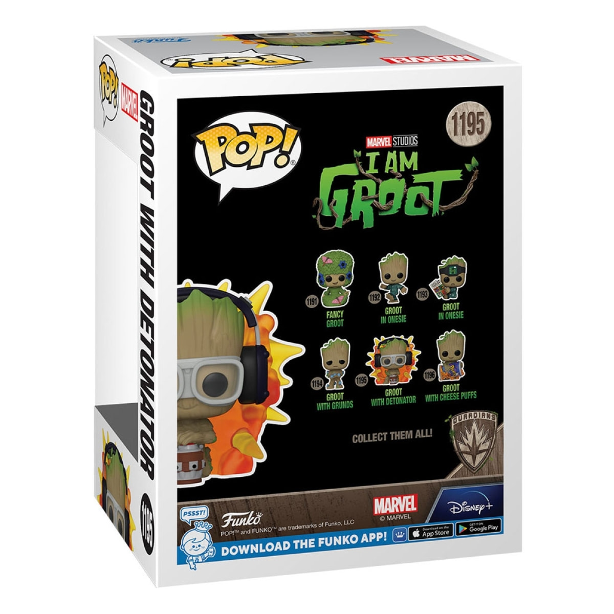 I Am Groot Pop! Vinile Figura Groot W/ Detonator 9 Cm Funko