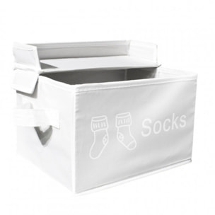 Lot de 4 boîtes de rangement avec couvercle en nylon - SPACE
