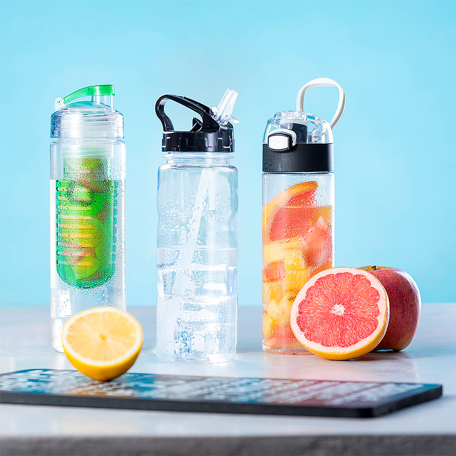 Bidón tritán libre BPA 650 ml con dosificador