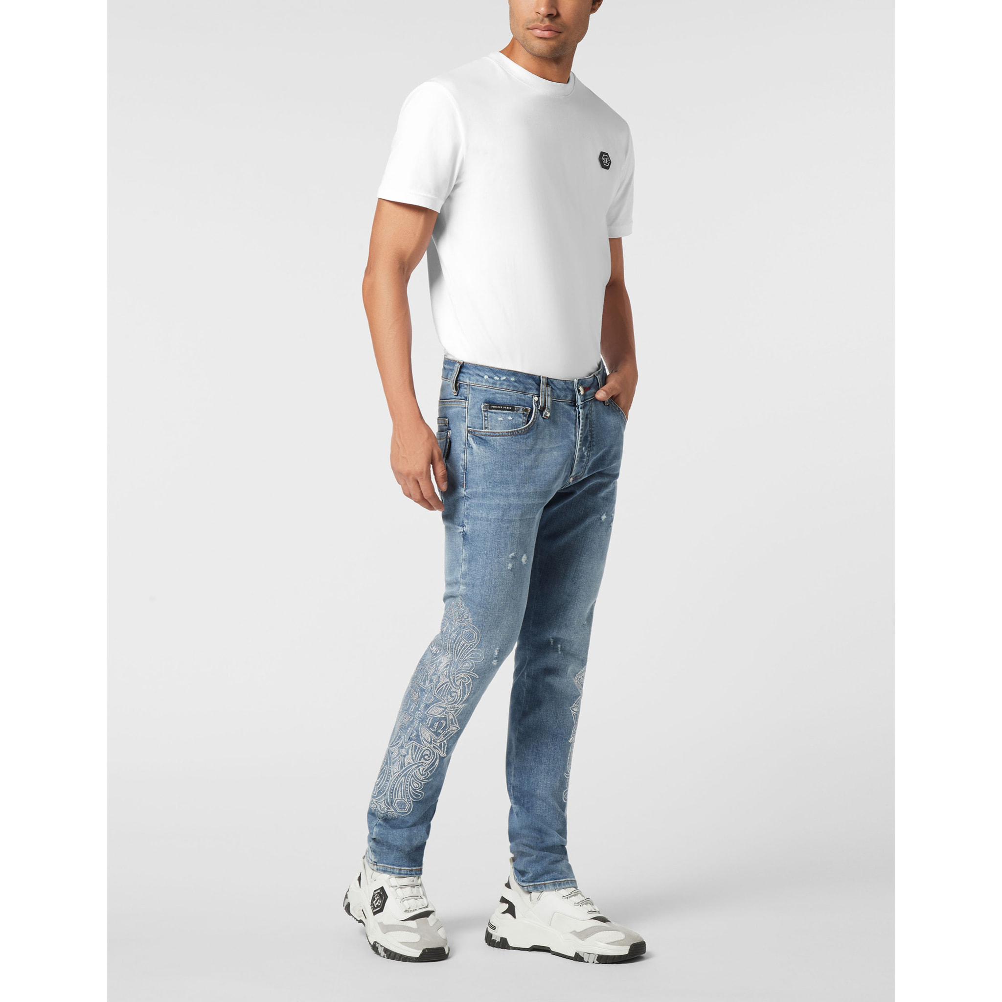 PHILIPP PLEIN Taglio super dritto GOTHIC PLEIN