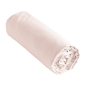 Drap housse 90 x 190 cm en coton avec bonnet H. 30 cm - AMBRE