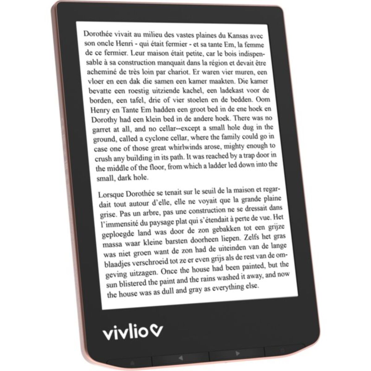 Liseuse eBook VIVLIO LIGHT HD Bronze