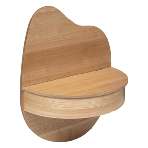 Estante de pared 'Giuseppe' 49,5x39,5cm en MDF con acabado natural