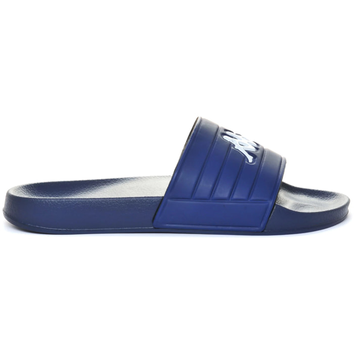 Kappa - Chanclas Hombre Mujer Azul - Logo Sarty
