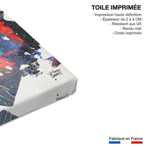 Tableau graffiti Affiche illustration joconde Toile imprimée