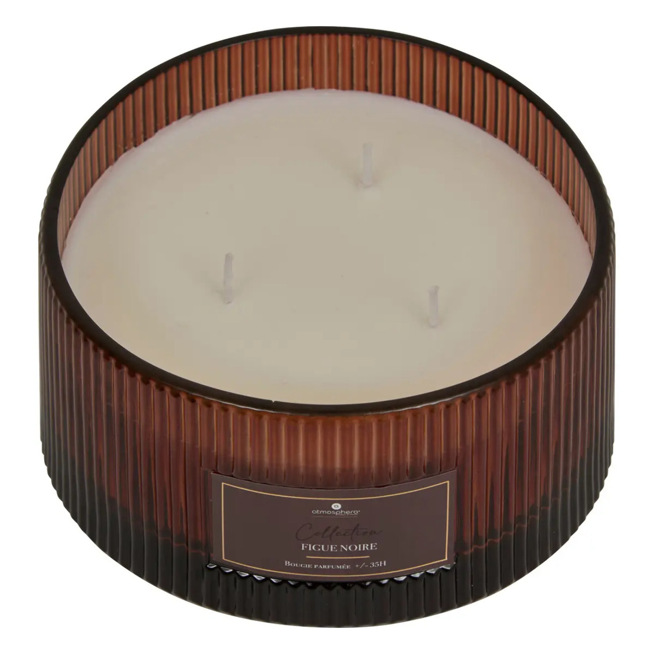 Bougie parfumée Albie 635g pot verre figue