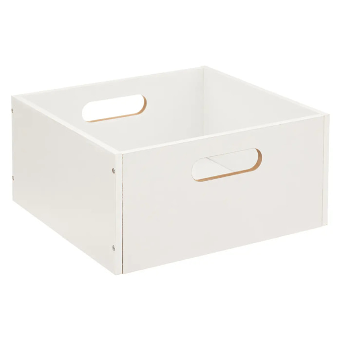 Panier 31x15cm "Mix N' Modul" bois blanc