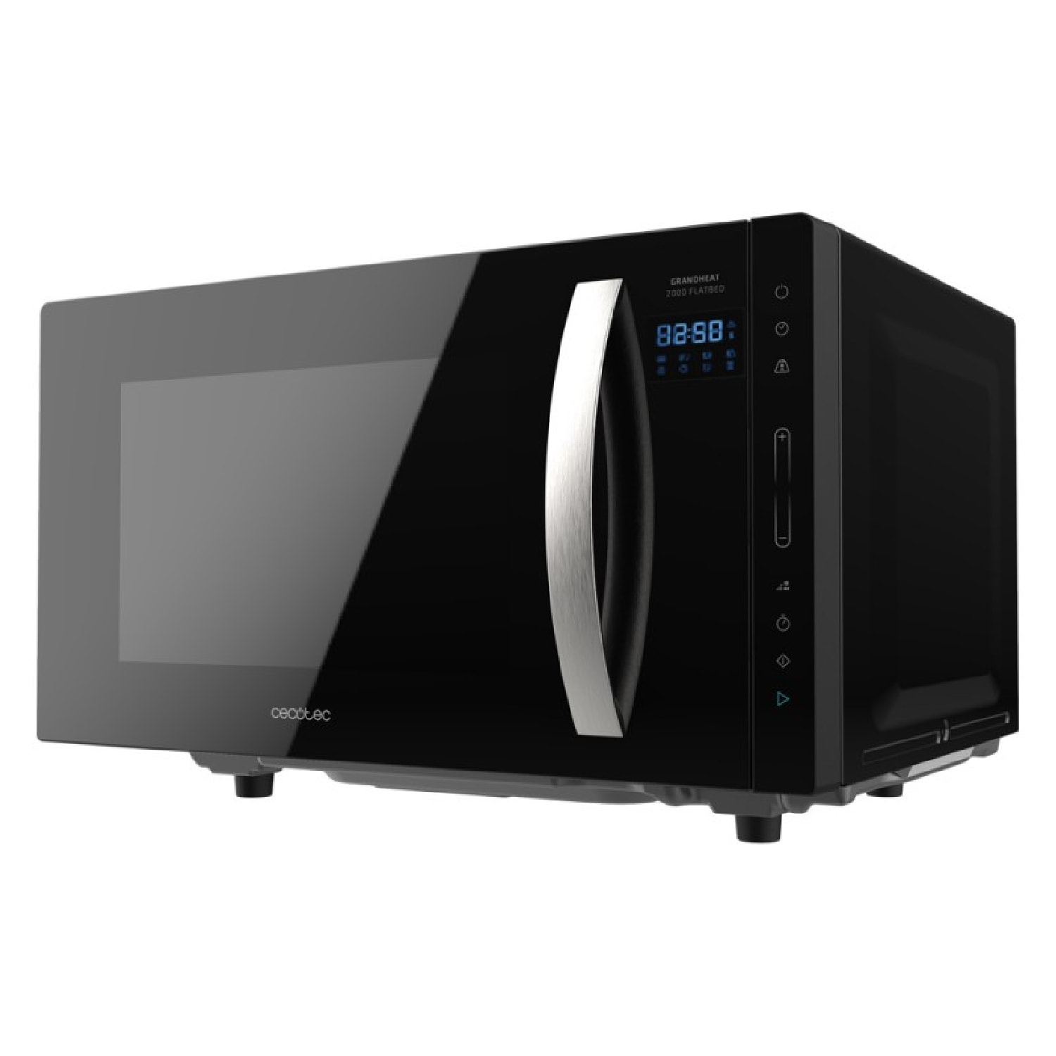 Cecotec Micro-ondes sans plateau GrandHeat 2300 Flatbed Touch Black