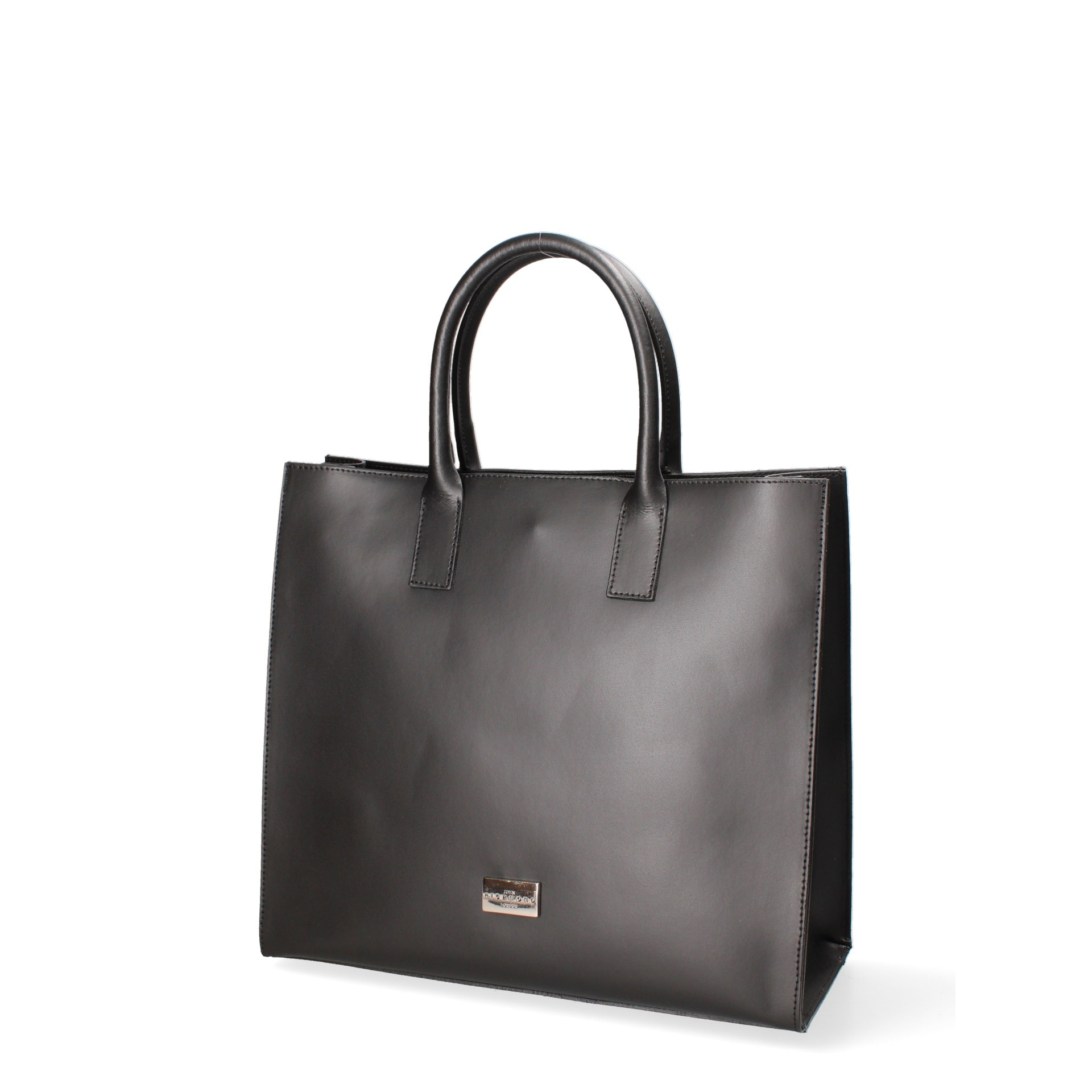 Borsa a mano da donna Made in Italy - Modello Lunaria Plus - Vera pelle - 34.0 x 31.0 x 14.5 cm