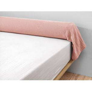 Taie de traversin "Gaïa" 85 x 185 cm "Gaze de Coton" - Gaïa Rose Pêche - 85 x 185 cm