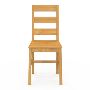 Chaises Alfie en bois de pin - lot de 4