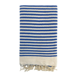 Fouta nid d’abeille traditionnelle - Yadara Royal - 100x200cm - 190g/m²