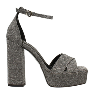 Sandali Donna Tata Italia Argentato