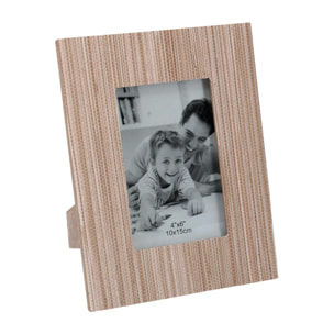 Portafoto da tavolo in legno rettangolare cm18x1,3h23