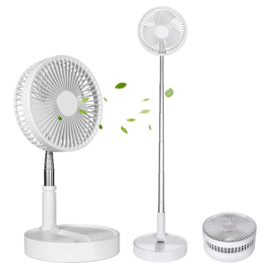 Ventilador plegable y extensible hasta 100 cms.