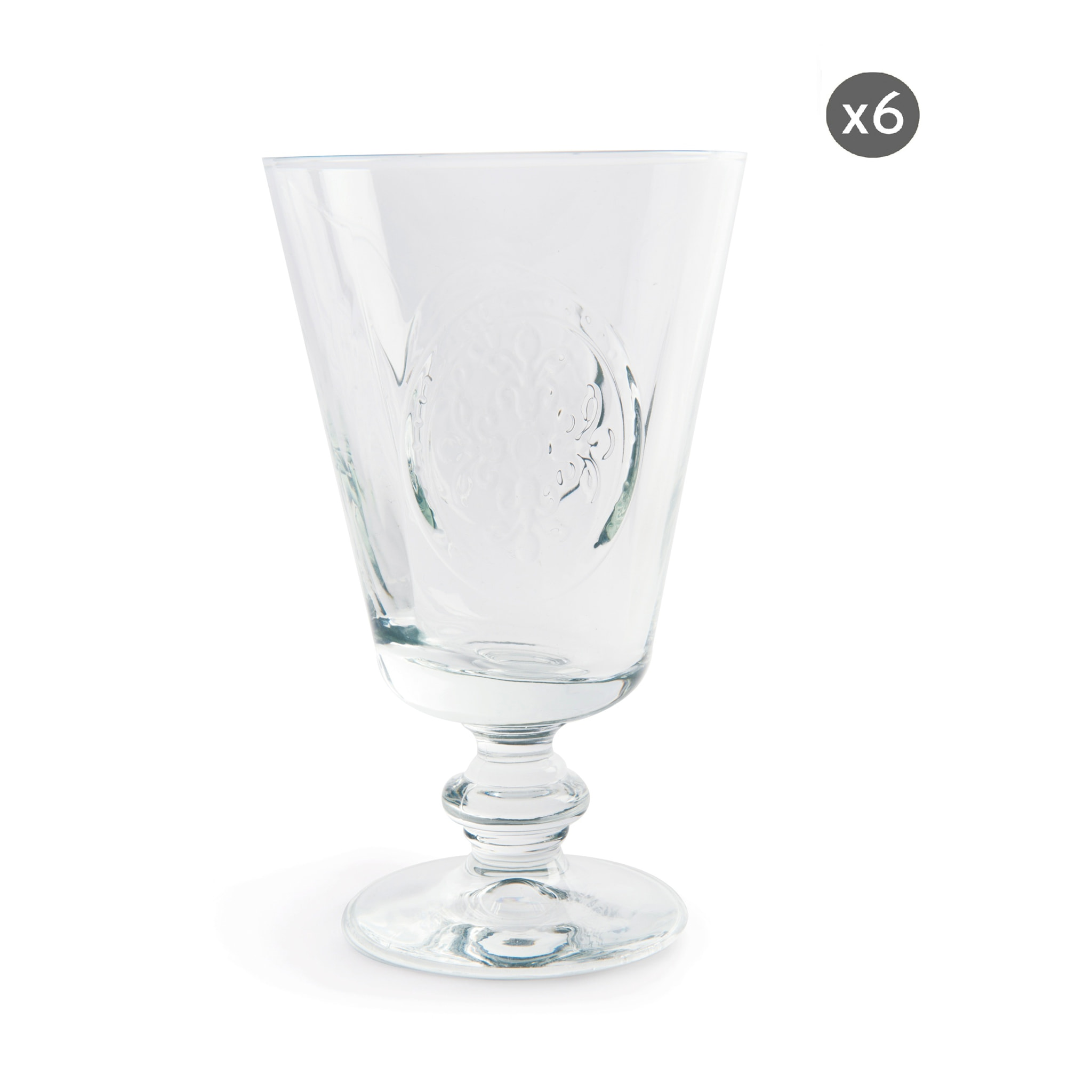 Set de 6 verres à vin Excelsa – Victoria, Verre Transparent 34 cl