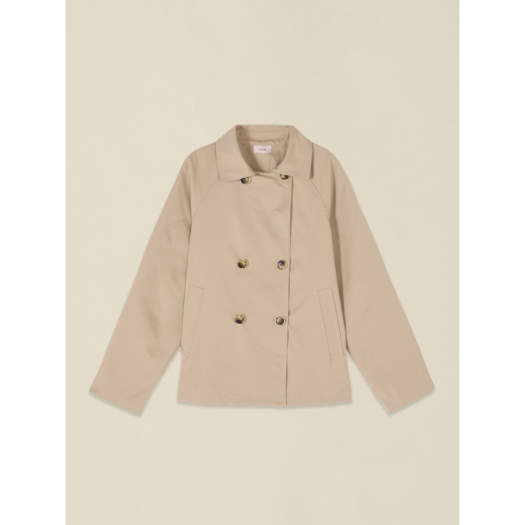 Oltre - Trench corto doppiopetto - Beige