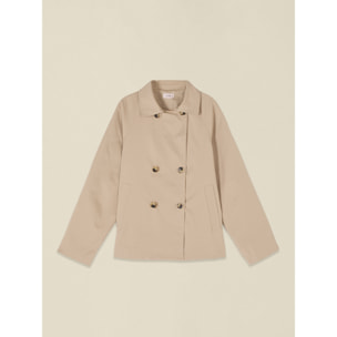 Oltre - Trench corto doppiopetto - Beige