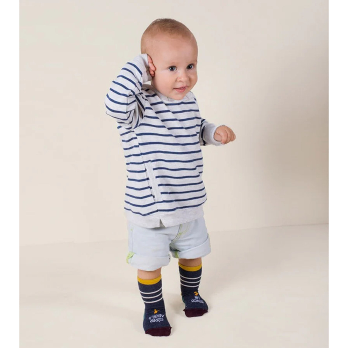 Mini Calcetines "Tengo un súper abuelo" talla 23-26