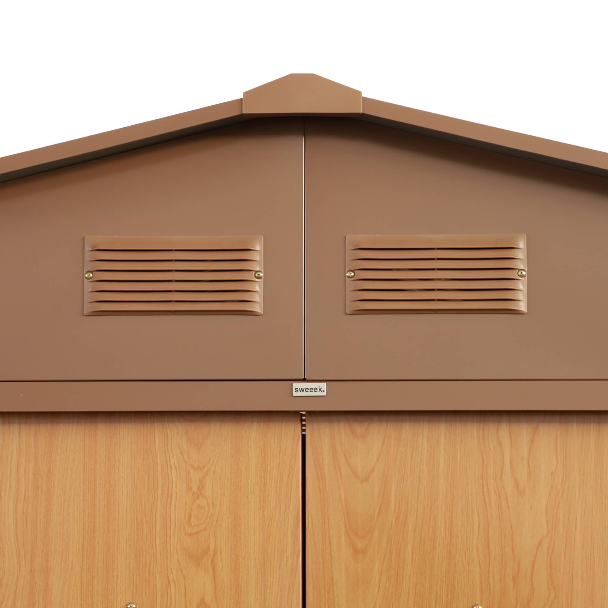 Abri de jardin métal 7,06m² avec kit d'ancrage CALAISIS