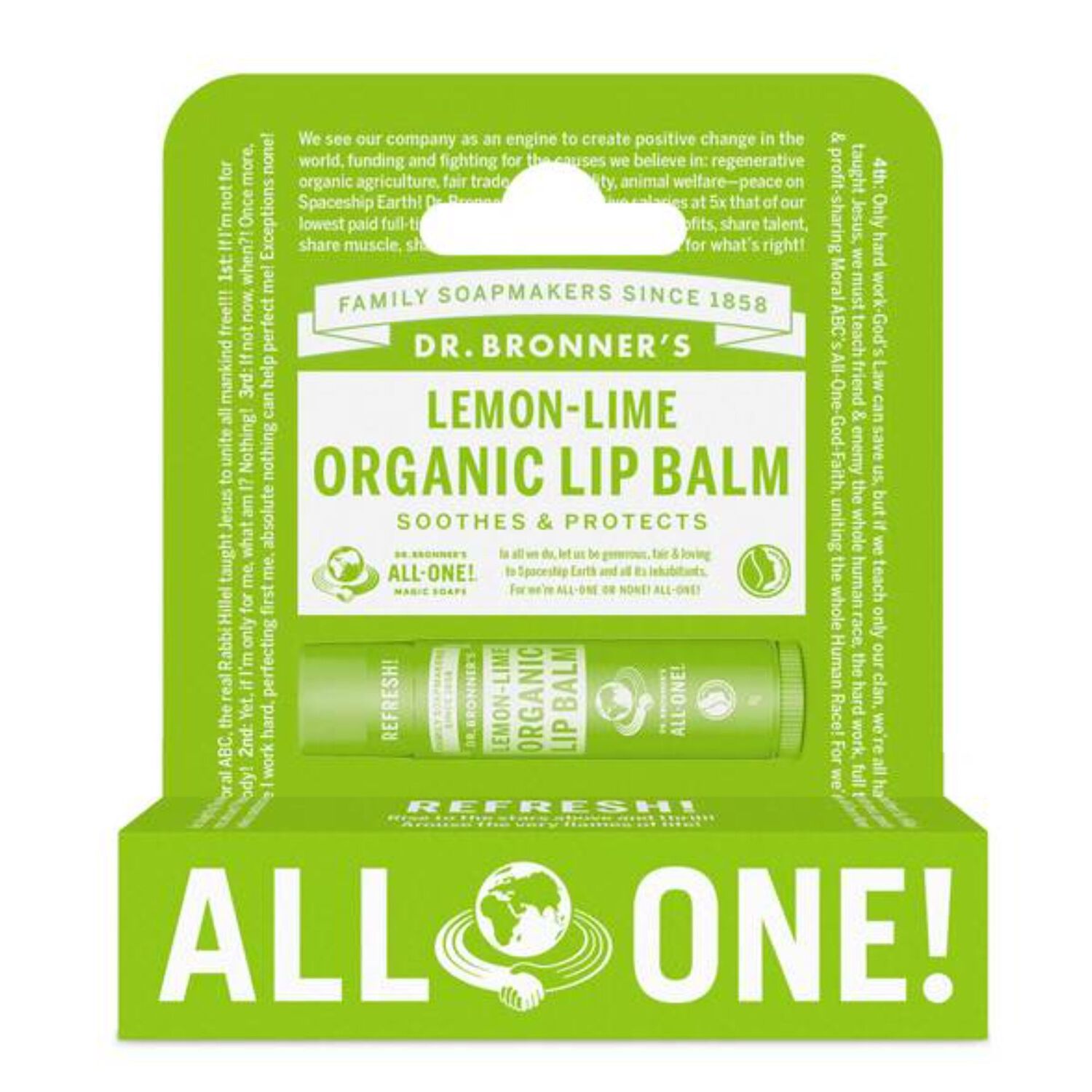 Citron Vert  - Baume à Lèvres Hydrate & Protège