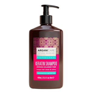 Keratine - Shampooing Réparateur et Nutritif 400 ml