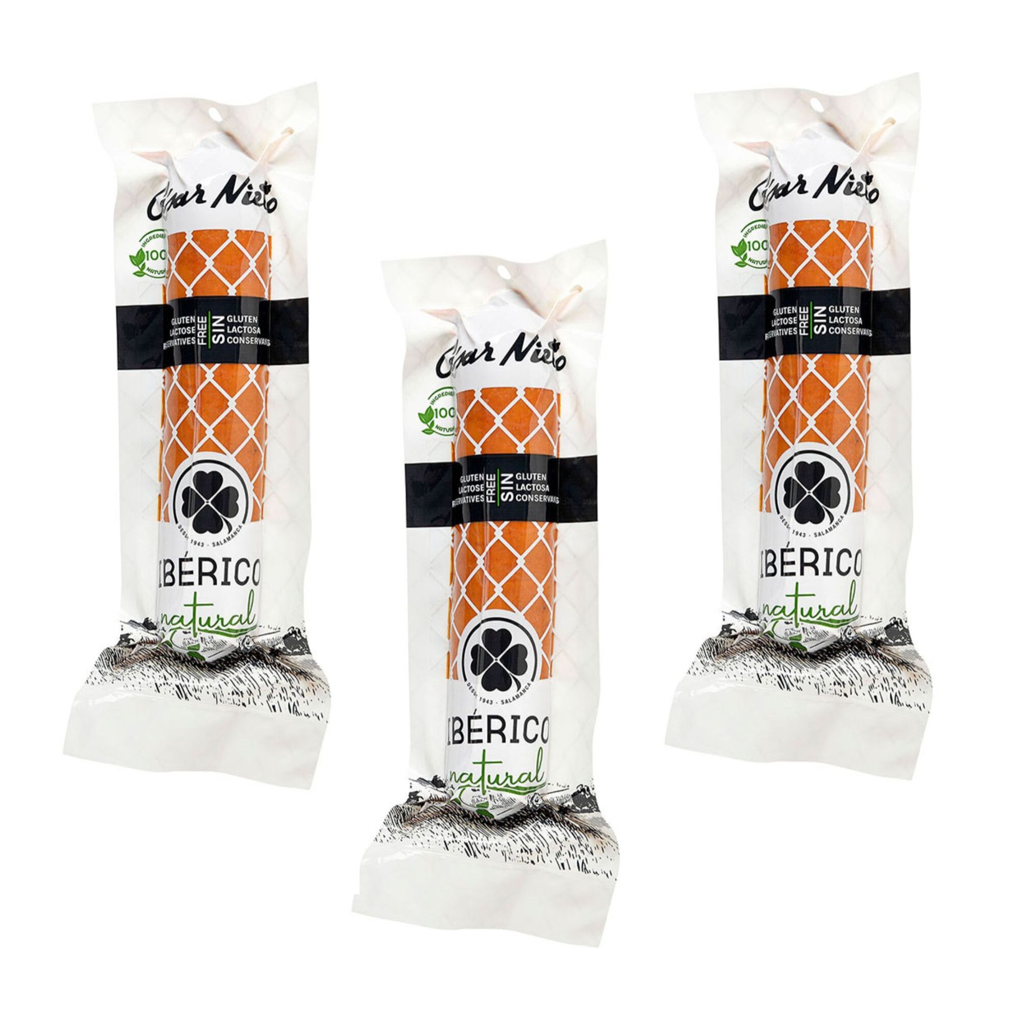 3 x Sobrasada Ibérica 100% Naturelle - 2x250 g - Espagne - César Nieto