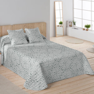 Icehome - Colcha Bouti Estampada - 100% Algodón - 70 gr/m² - Pebbles