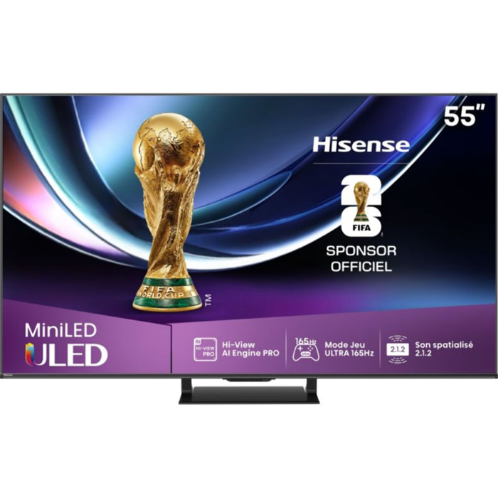 TV Mini Led HISENSE 55U7Q PRO 2025 (139cm)