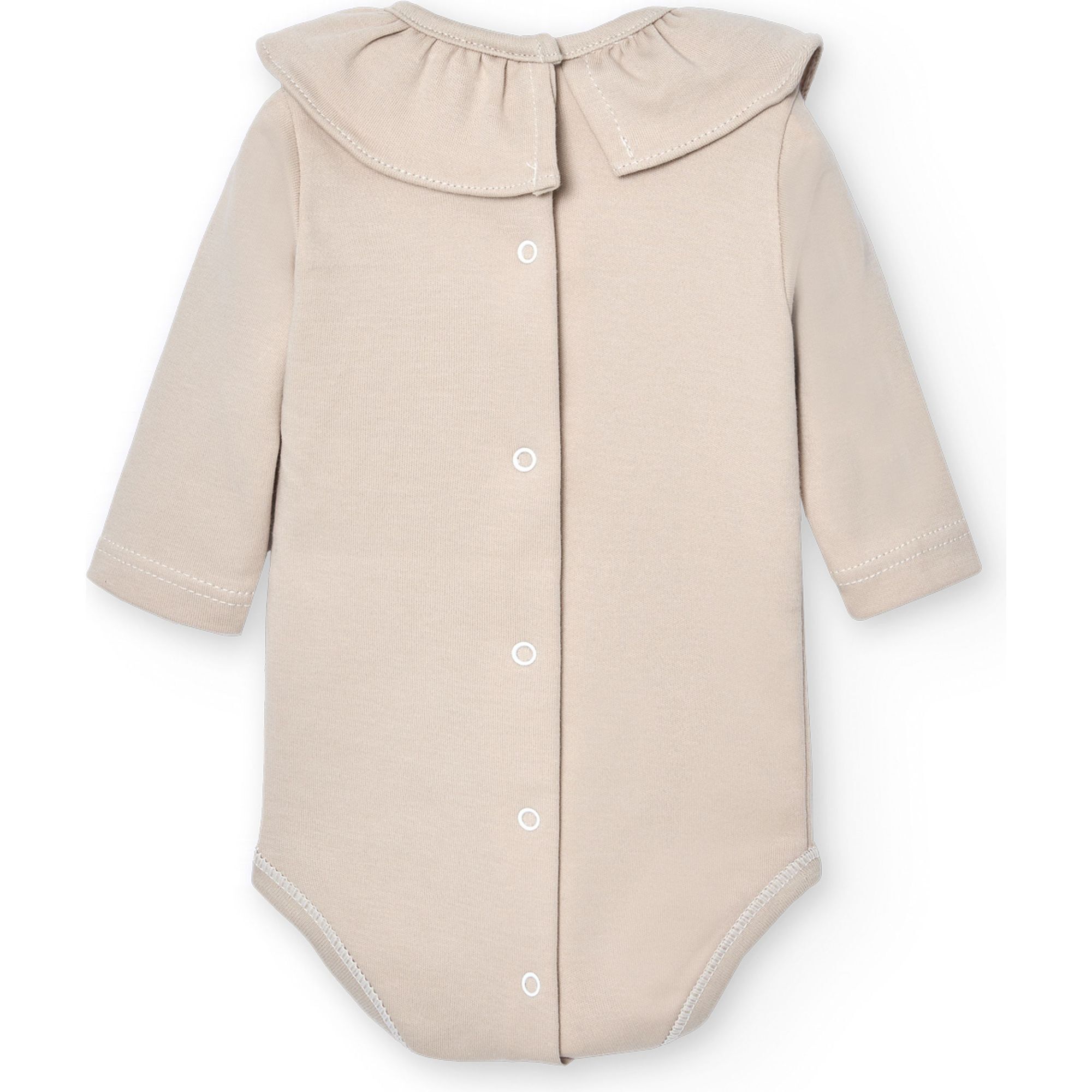 Body bebé manga larga cuello volante