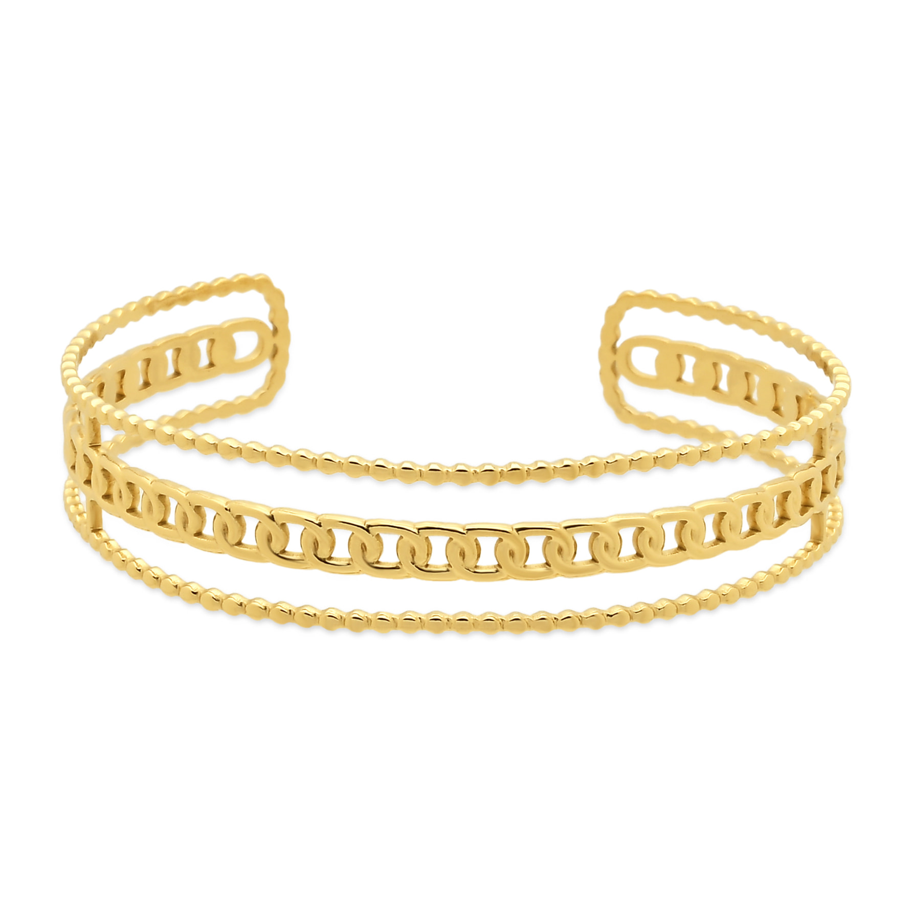 Pulsera Howllial acabado oro amarillo 18k