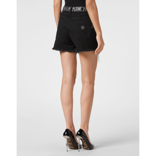 PHILIPP PLEIN Denim Shorts