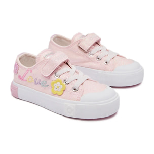Zapatillas de Niña con Detalles de Flores
