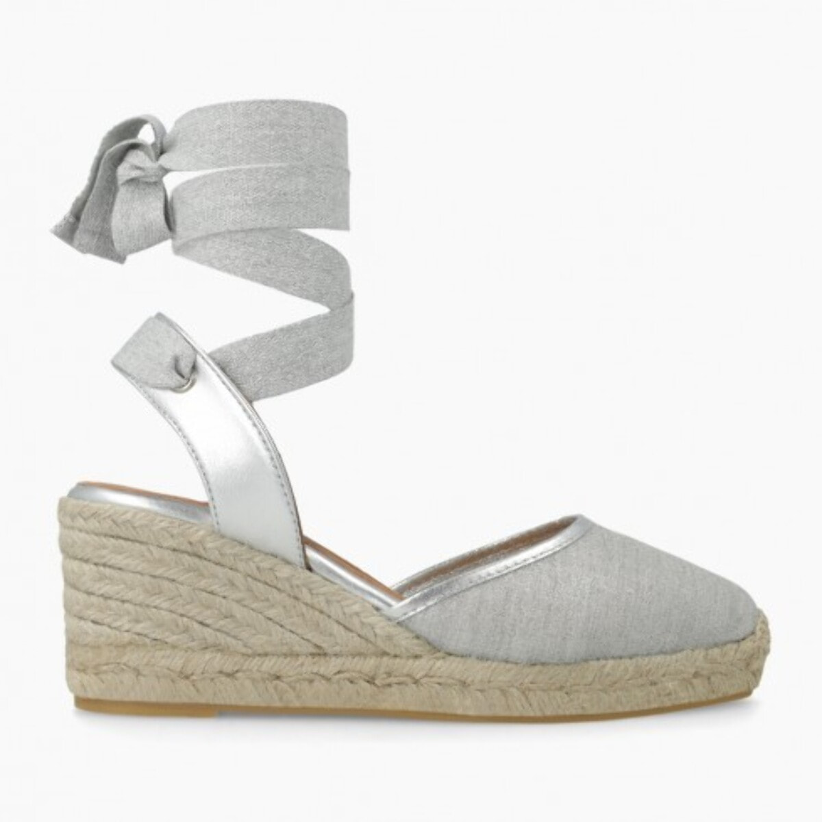 ALPARGATAS PLATEADAS CORELI