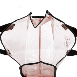 Zeme borsa shopper in PVC trasparente.