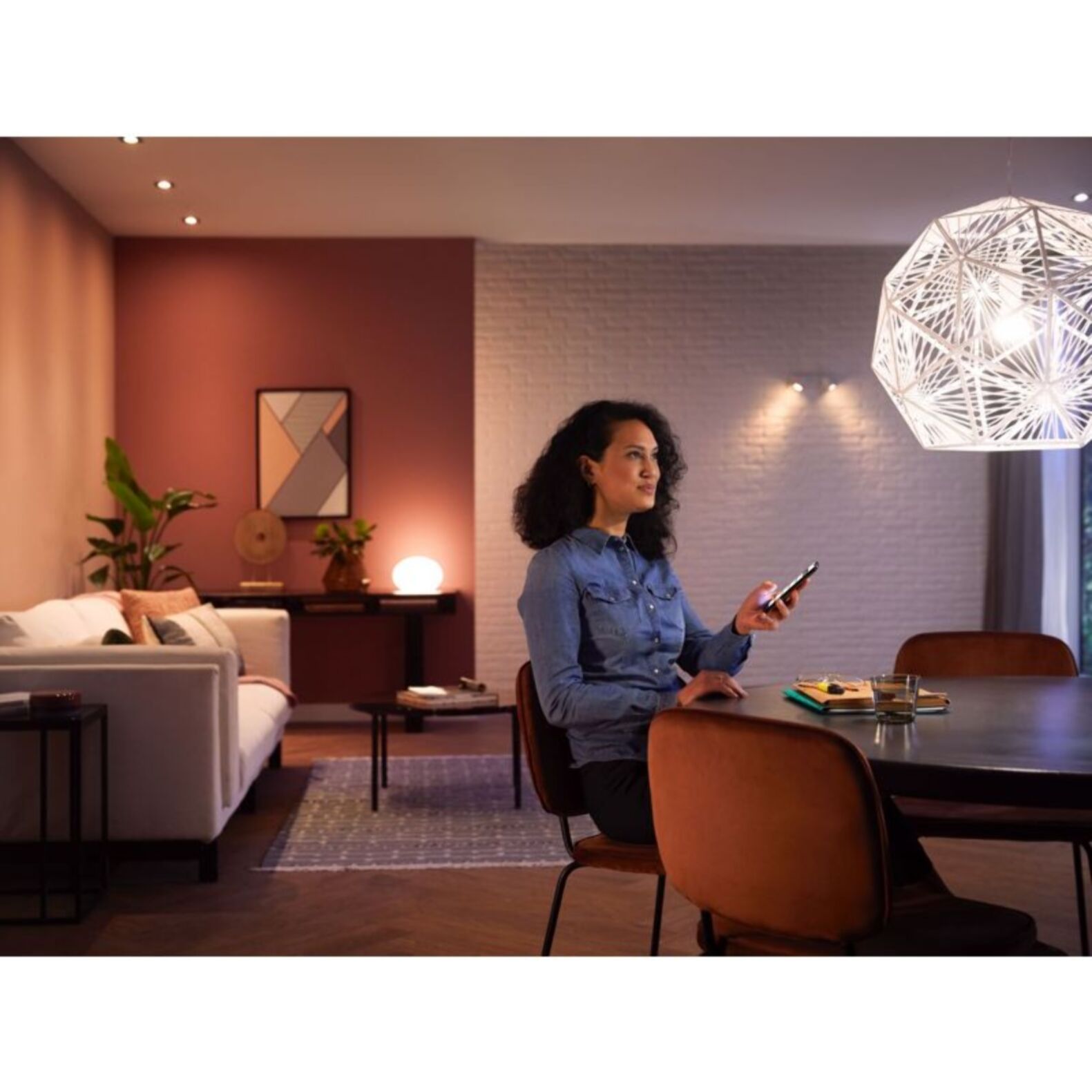 Ampoule LED connectée PHILIPS HUE White E27 75W