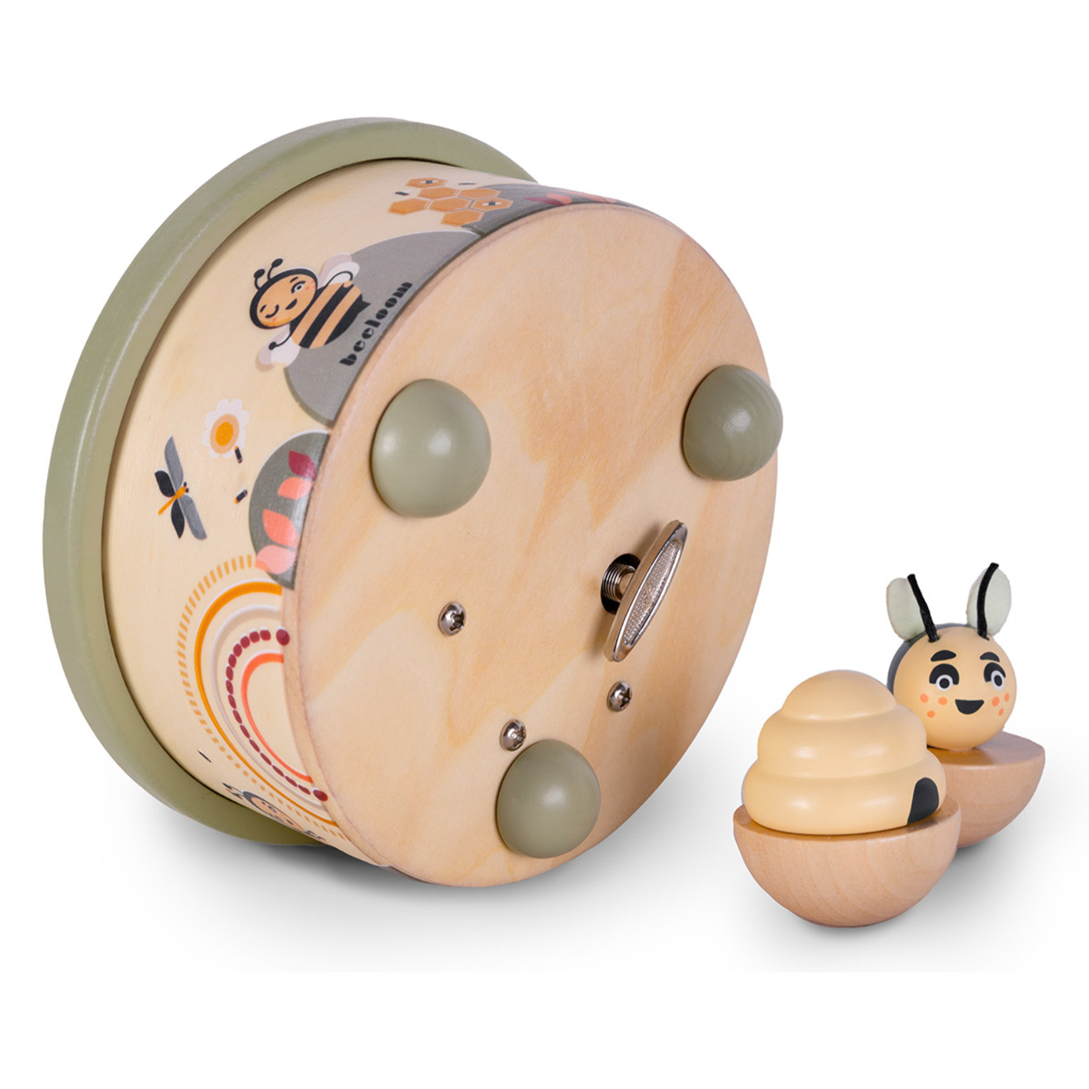 Caja musical de madera MELOBEES para niños