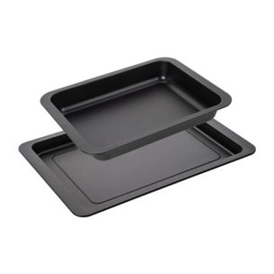 Ensemble de 2 plats de four rectangulaires 42 x 29 cm et 36 x 27 cm Zenker Special Countries