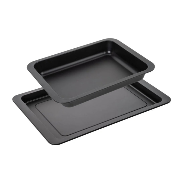 Ensemble de 2 plats de four rectangulaires 42 x 29 cm et 36 x 27 cm Zenker Special Countries