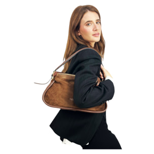 Bolso de Hombro Cheval Firenze Gea F/W Marrón