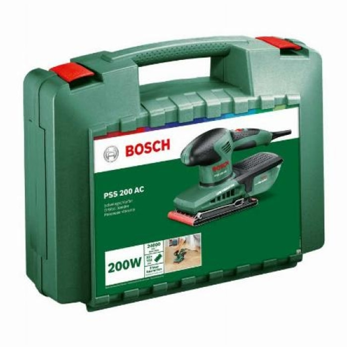 Lijadora orbital BOSCH PSS 200 A - 200 W 92X182 mm - 0603340000