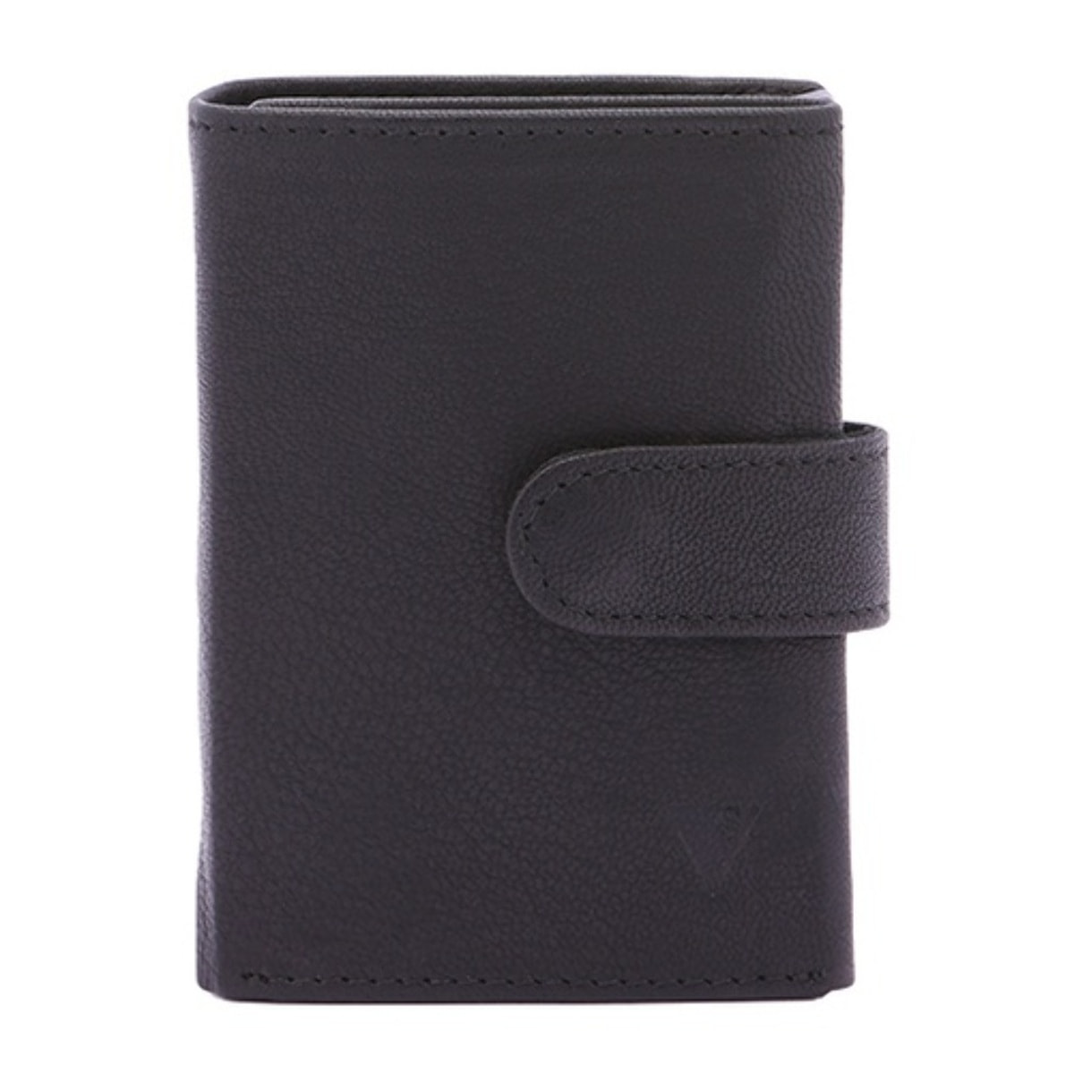 Portafoglio uomo in vera pelle - Modello False - Casual - 7.5 x 10.0 x 2.5 cm